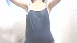 Sexy stepsister talking shower  showing her beauty