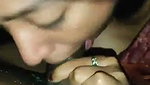 Beautiful girl giving deeply Blowjob