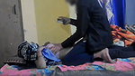 Boyfriend recording his gf boob  sucking