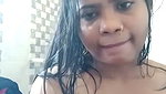 beautyful indian woman nude bath