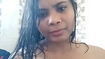 beautyful indian woman nude bath
