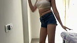 Horny Desi GF Stripping Giving Amazing Blowjob