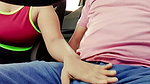 Aunty giving Blowjob in car  fuck hard