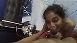 Boyfriend fuck his girlfriend hard on bed