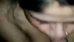 Husband Pressing Boobs  wife give Blowjob