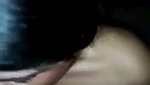 Husband Pressing Boobs  wife give Blowjob
