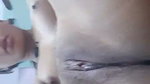 Sexy girl hitting her pussy hard  moan loudly