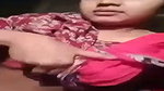 Sexy lady show her boob