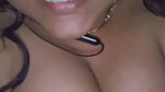 Sexy lady showing her figure on vc