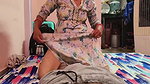 Bistar Pe Sangita Bhabhi Ko Ulta Bitha Ke Choda