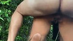 Bhabhi fuck hard in her ass outdoor