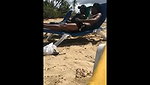 Caught 19 yo Latino flashing on a public beach in front of his friend   Videos   Spycock com