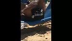 Caught 19 yo Latino flashing on a public beach in front of his friend   Videos   Spycock com