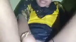 Hot girl masturbation  cum come outside