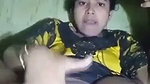 Hot girl masturbation  cum come outside