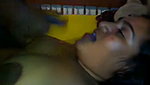 Lady fuck on bed  cum on her mouth