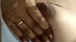 Sexy hot girl showing her boobs  pressing