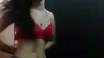 Sexy slim girl undress  showing bathing