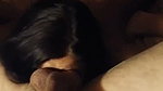Desi babe giving blowjob and rimjob to bf