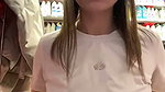 Girl Show Pussy And Boobs At The Supermarket