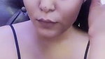 Beautiful girl talking  showing her boobs