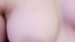 Beautiful girl talking  showing her boobs
