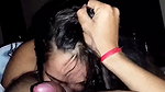 Cock hungry girl lick her boyfriend dick