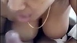 Desi girl giving Blowjob to his bf