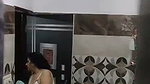 Fatty aunty showing in bathroom