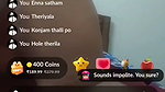 Tamil aunty showing on live