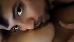 Boyfriend sucking boob of GF viral foreplay sex