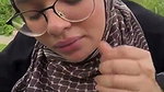 Hijabi Mom Sucking Big Cock Fuck in Public Park