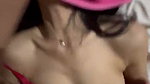 Boyfriend bang his gf on bed hard