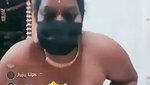 Sexy aunty showing her boobs  give Blowjob on live
