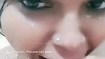 Sexy aunty showing her boobs  give Blowjob on live