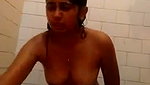 Sexy hot girl bathing  Fingering her pussy