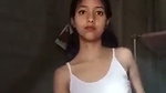 Village sexy slim girl showing