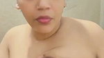 Chubby girl sucks her BFs dick and enjoys bathroom sex