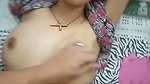 Horny guy blindfolds his GF and records her nude video