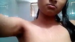 self recorded nude shower