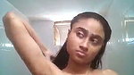 self recorded nude shower