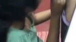 Beautiful Girlfriend Giving a Blowjob Kissing