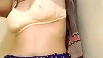 Beautiful Muslim girl nude show for her BF mms