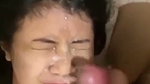 Hot GF Loving Blowjob Ends With Facial After Doggy