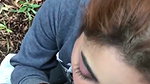 Sexy Pakistani girl giving blowjob in jungle