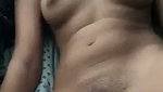 Boyfriend inserting two fingers in gf pussy