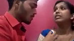 Boyfriend suck boob of gf in restaurant