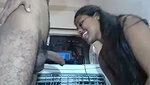 Girlfriend giving Blowjob to bf