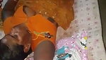 Aunty sleeping  showing her both nipple