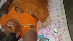 Aunty sleeping  showing her both nipple